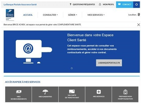 Espace client mutuelle - La Banque Postale